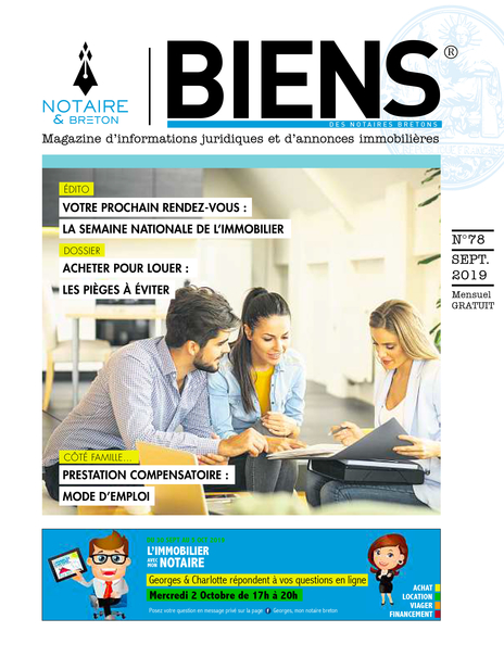 BIENS N°78 - SEPTEMBRE  2019